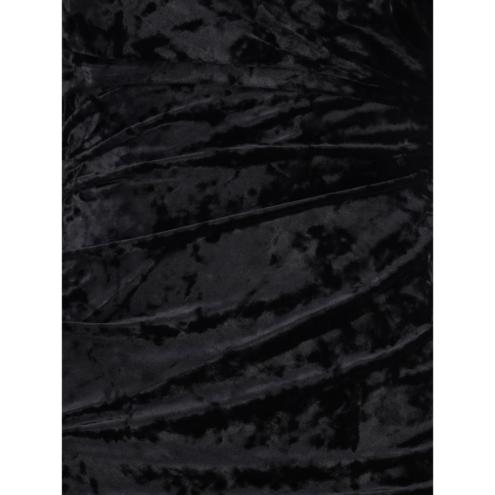 Ganni Ruched Mini Dress