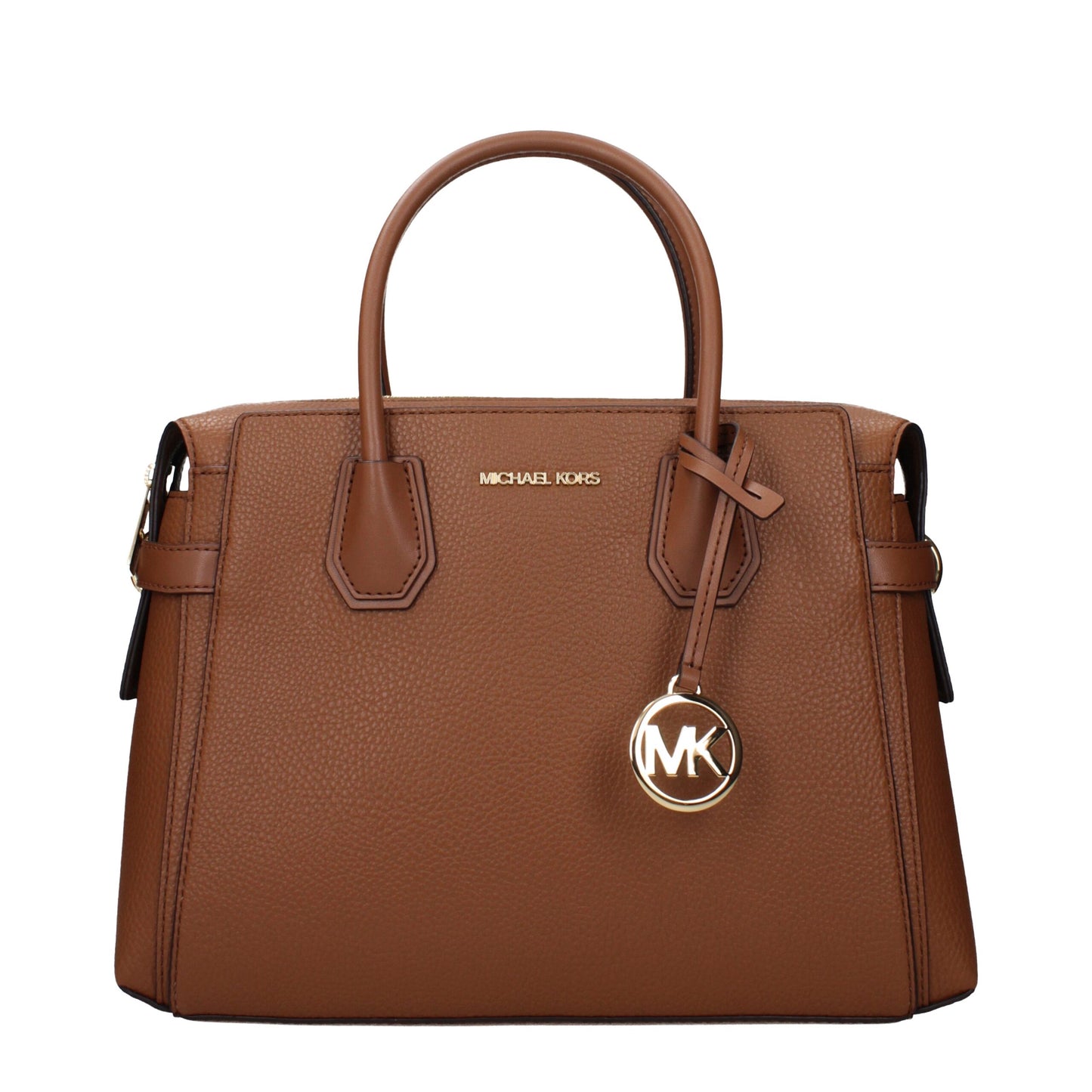 Genți de mână Michael Kors din piele maro