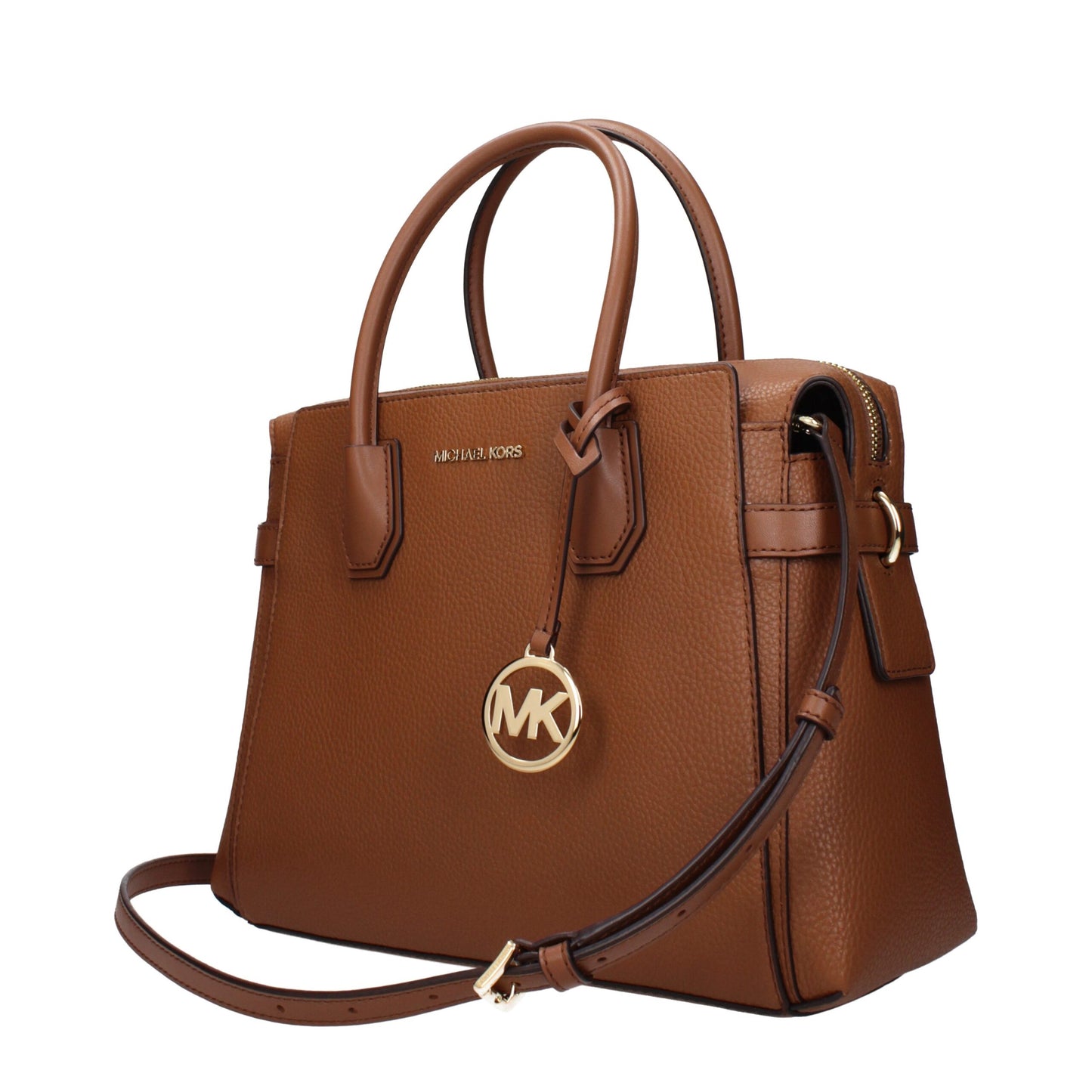 Genți de mână Michael Kors din piele maro