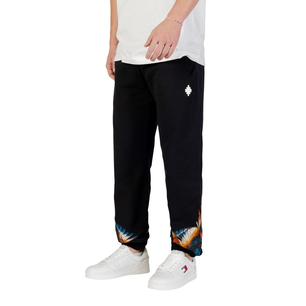 Pantaloni sport negri din bumbac County of Milan