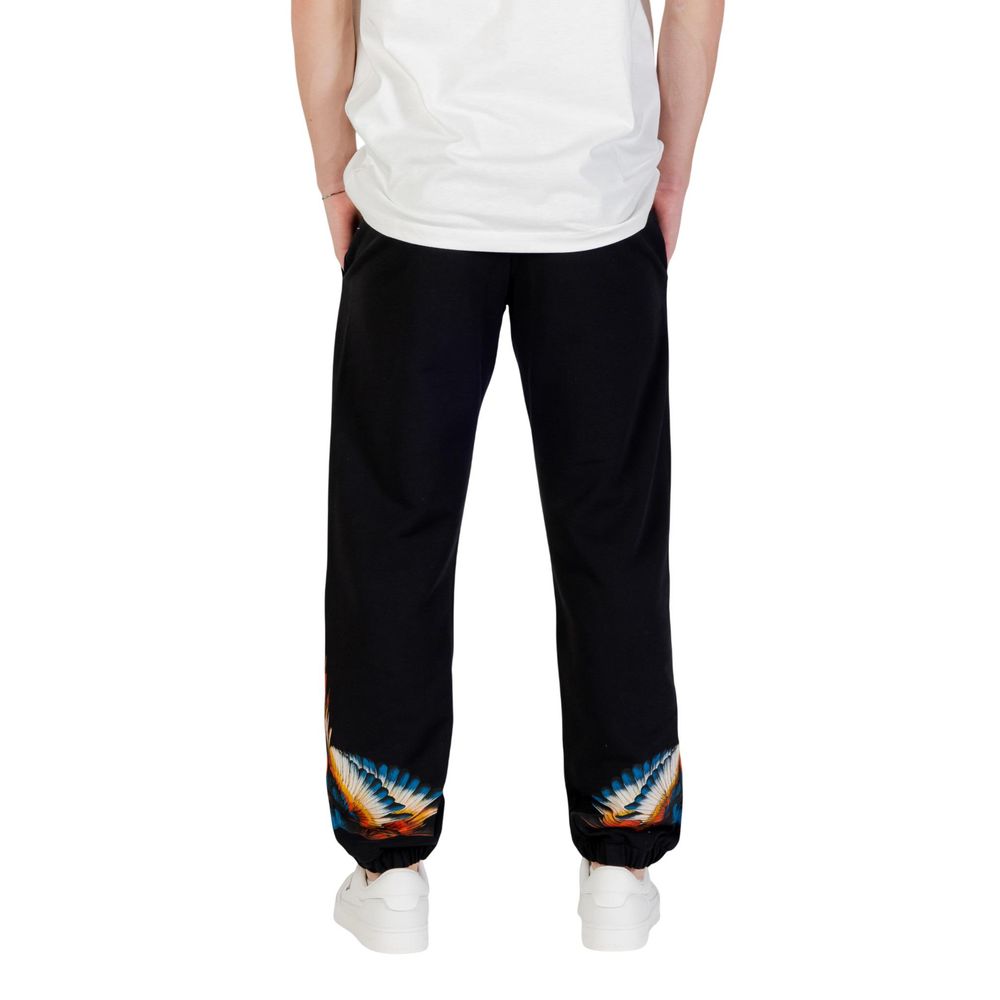 Pantaloni sport negri din bumbac County of Milan