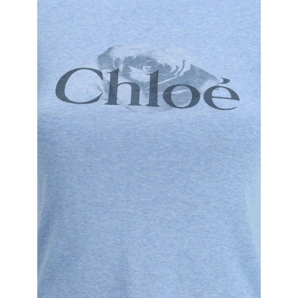 Tricou Chloé cu logo imprimat