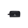 County of Milan Black Polyethylene Clutch Bag
