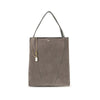 ChloƩ Gray Calf Leather Bos Taurus Shoulder Bag