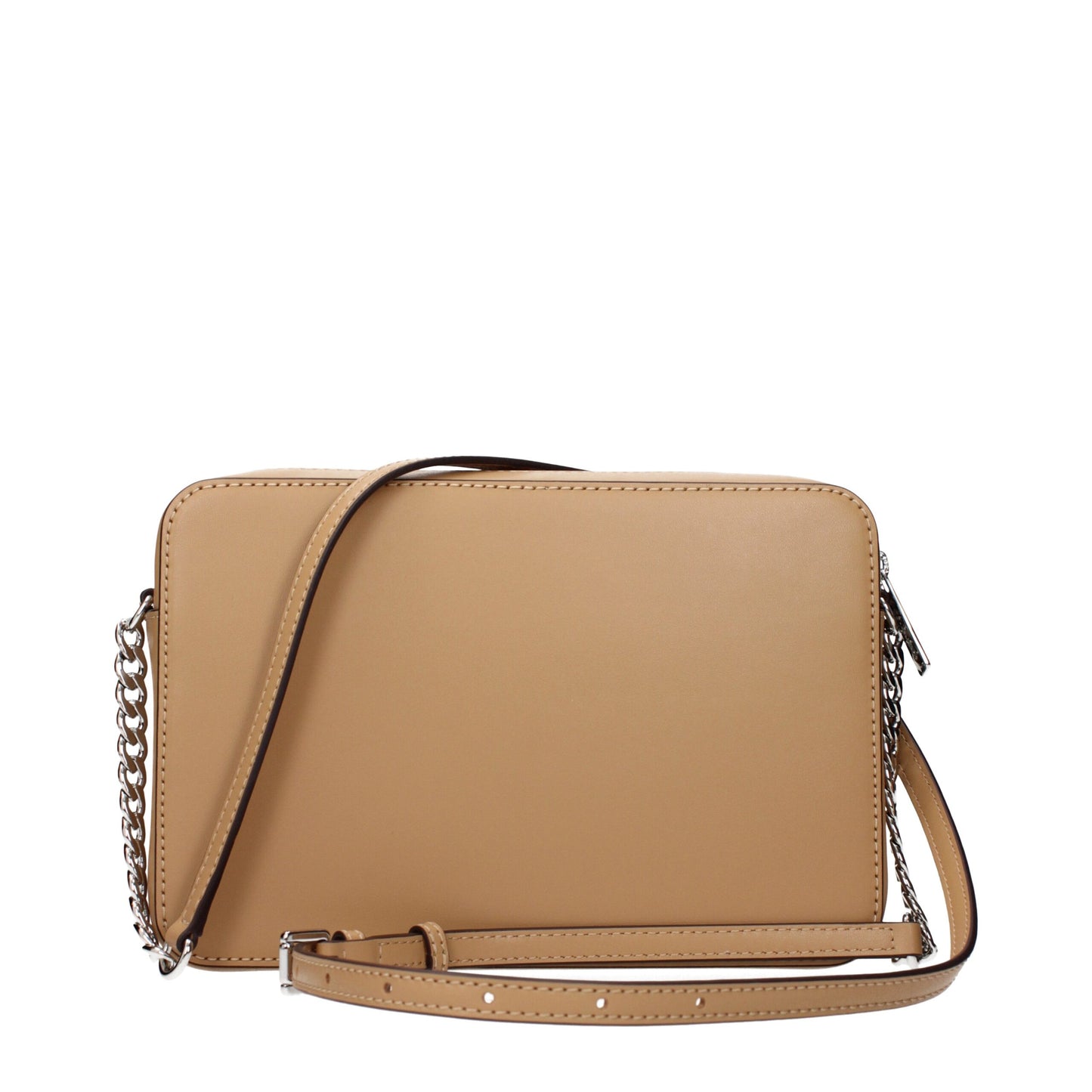 Michael Kors brun læder crossbody taske