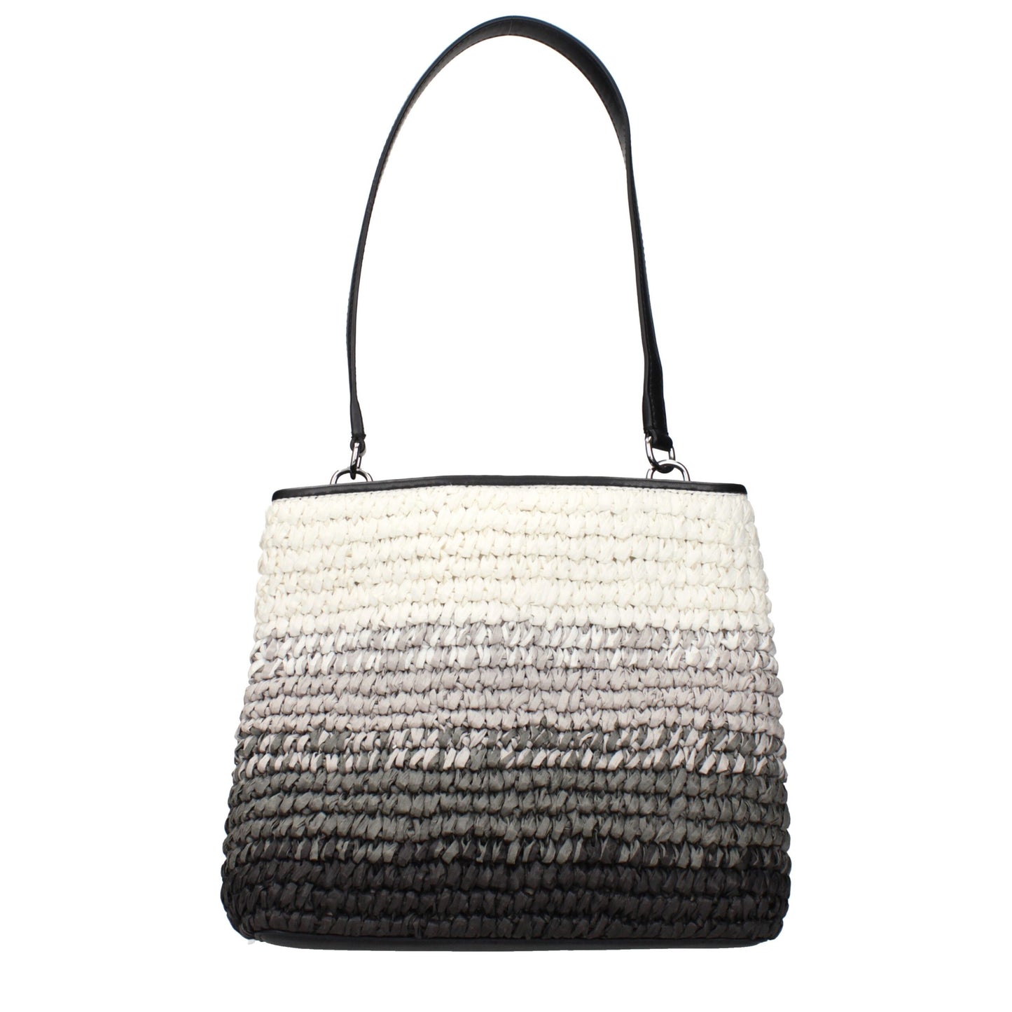 Michael Kors sort raffia skuldertaske