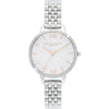 Olivia Burton Silver Stainless Steel Dress Watch