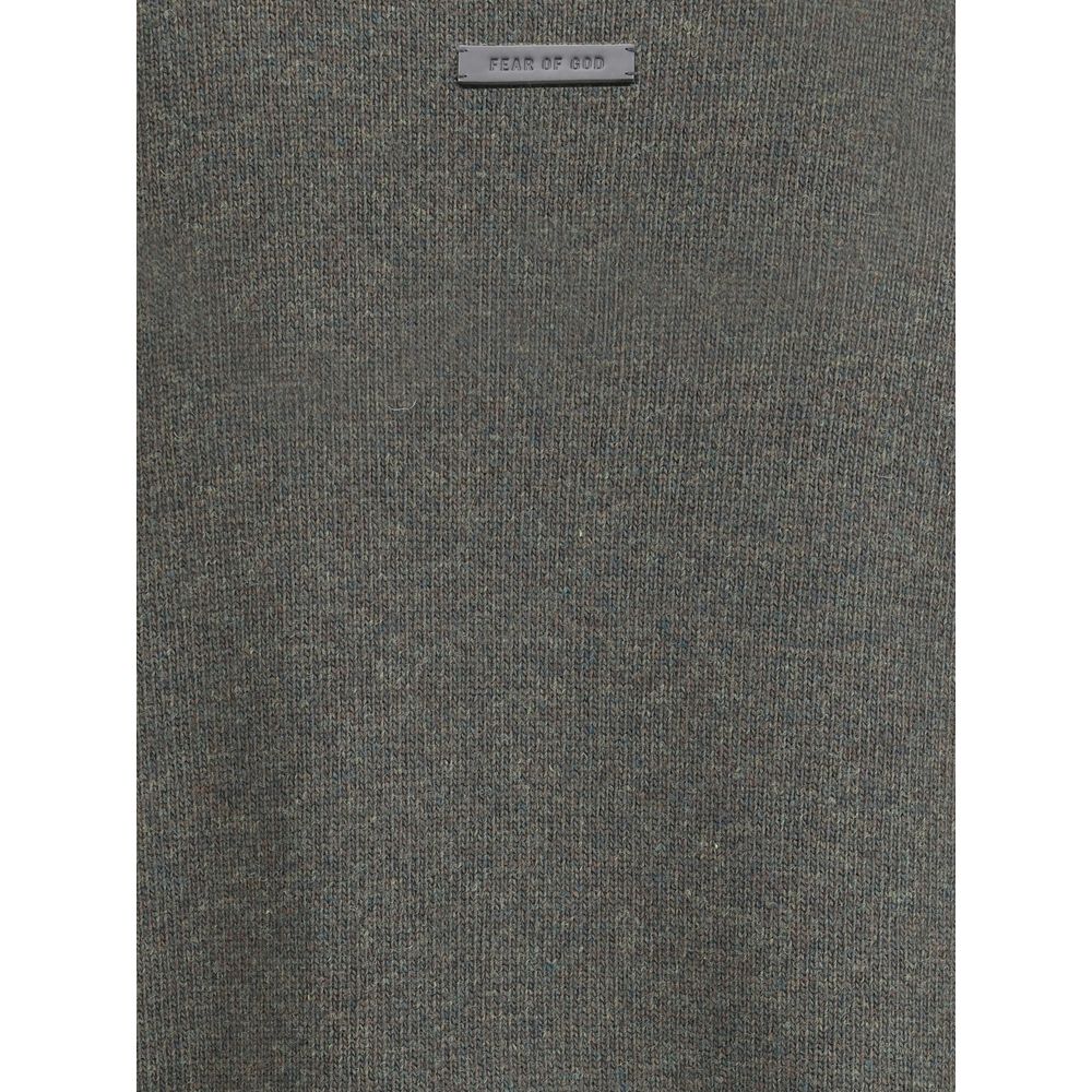 Fear Of God Black Fleece Wool Sweatshirt