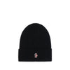 Moncler Grenoble Black Fleece Wool Beanie