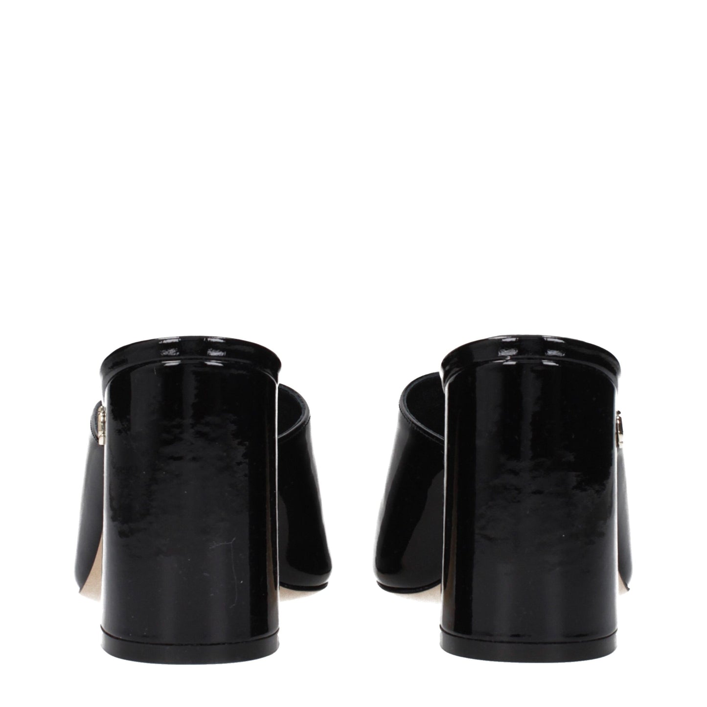 Jimmy Choo Black Leather Platform Sandals