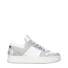 Jimmy Choo White Leather Low Top Sneakers
