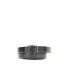 Ferragamo Black Calf Leather Bos Taurus Regular Belt
