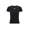 Marine Serre Black Cotton T-Shirt