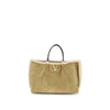 Valentino Garavani Beige Leather Shoulder Bag
