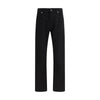 Stone Island Black Cotton Straight-Leg Jeans