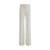 Ermanno Scervino White Viscose Casual Pants