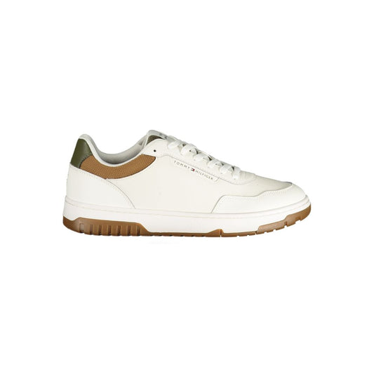 Tommy Hilfiger White Leather Men Sneaker