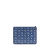 MCM Blue Polyethylene Clutch Bag