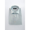 Baldinini Trend Light Blue Cotton Men Shirt