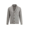 Brooksfield Gray Fleece Wool Cardigan