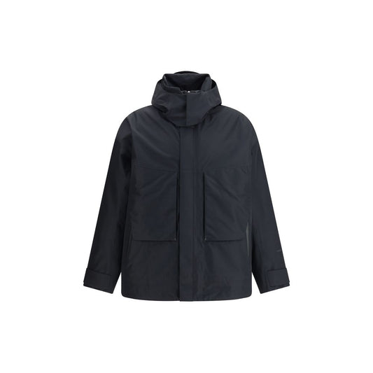 LAMINAR Black Polyamide Shell Jacket