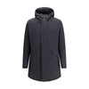 Herno Black Polyester Parka