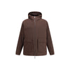 LAMINAR Brown Nylon Full-Length Jacket