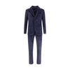 Gi Capri Blue Cotton Two-Piece Suit