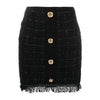 PINKO Black Polyester Skirt