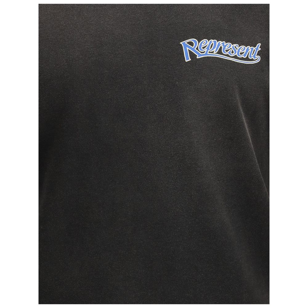 Represent Gray Cotton T-Shirt