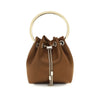 Jimmy Choo Brown Silk Shoulder Bag