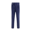 Brunello Cucinelli Blue Wool Casual Pants