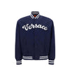 Versace Blue Nylon Bomber