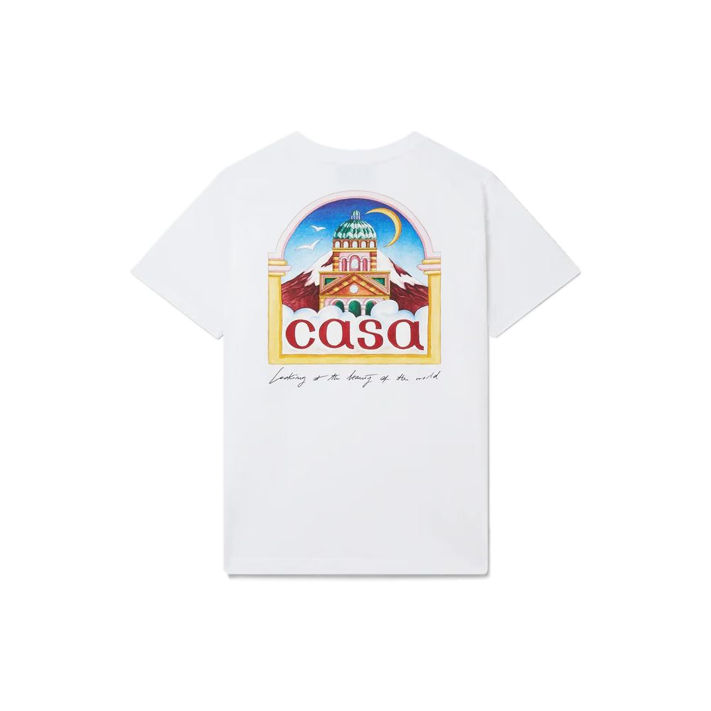 Casablanca White Cotton T-Shirt