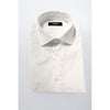 Baldinini Trend White Cotton Men's Shirt