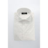 Baldinini Trend White Cotton Men Shirt
