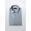 Baldinini Trend Light Blue Cotton Men Shirt