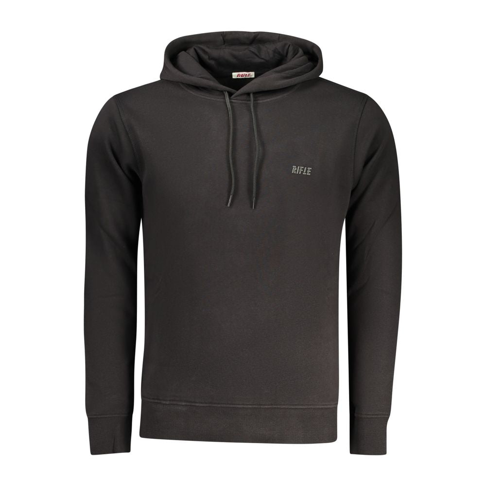 Rifle Black Cotton Sweatshirt