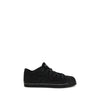 Y-3 Black Leather Low Top Sneakers