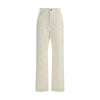 Golden Goose White Cotton Straight-Leg Jeans
