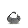 Diesel Silver Cotton Shoulder Bag