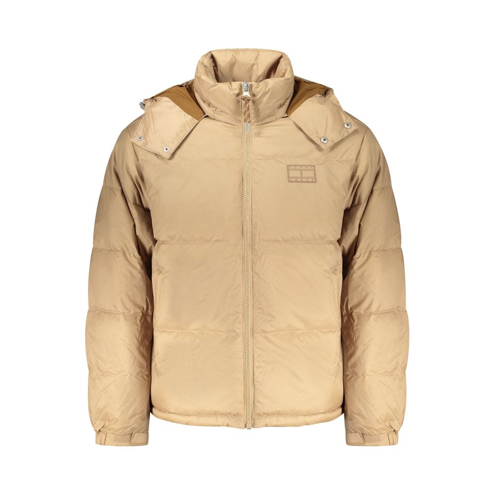 Tommy Hilfiger Beige Polyester Men Jacket