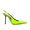 Saint Laurent Yellow Calfskin High Heel Pumps