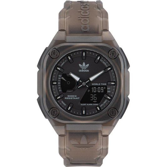 Adidas Brown Synthetic Sport Watch