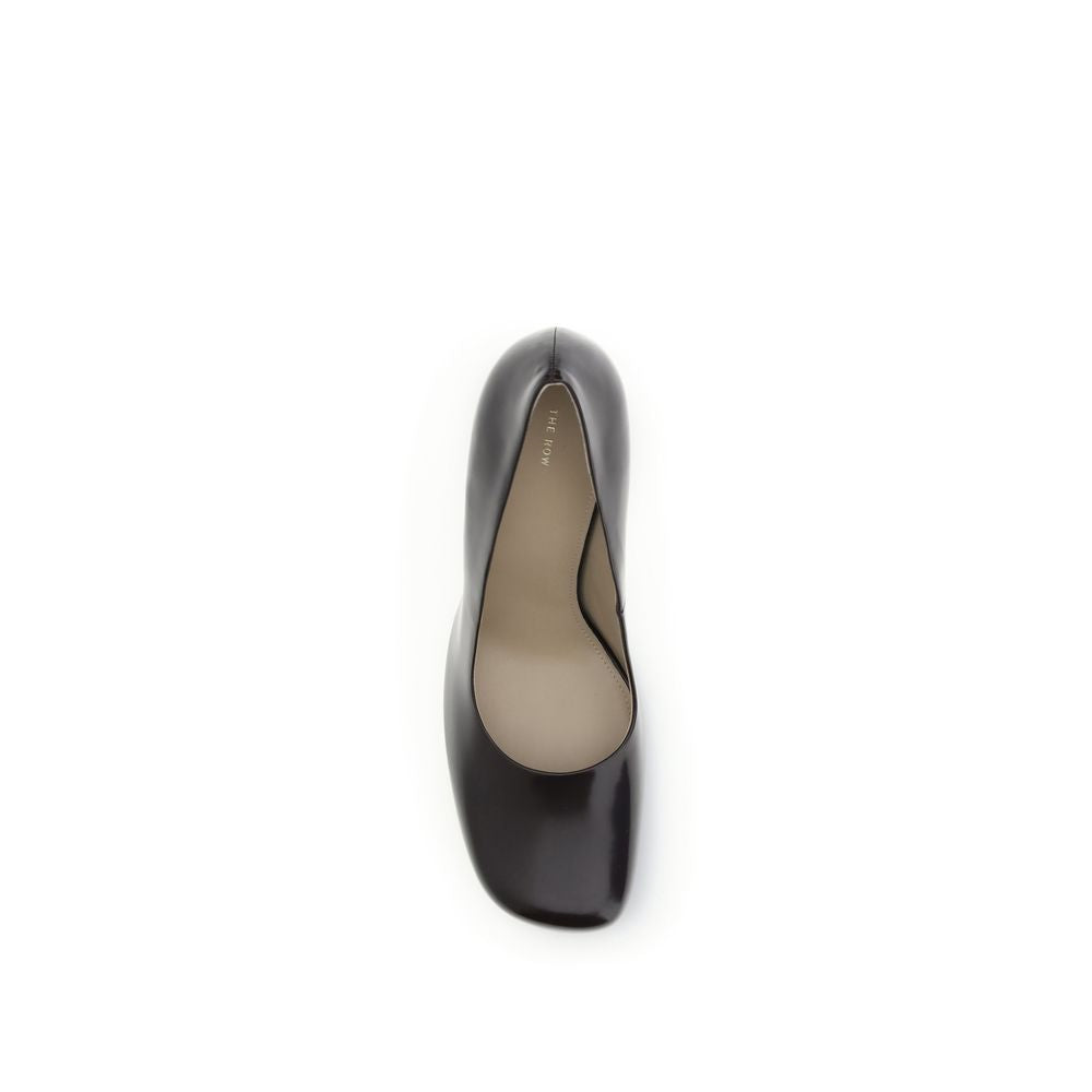 The Row Brune Bos Taurus Plateau Pumps i Kalveskind