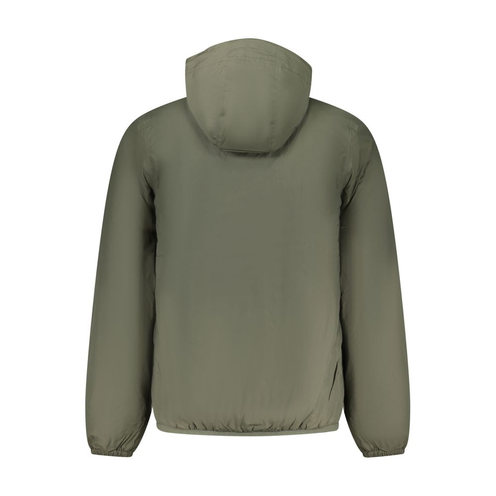 K-WAY Grøn Polyamid Herrejakke