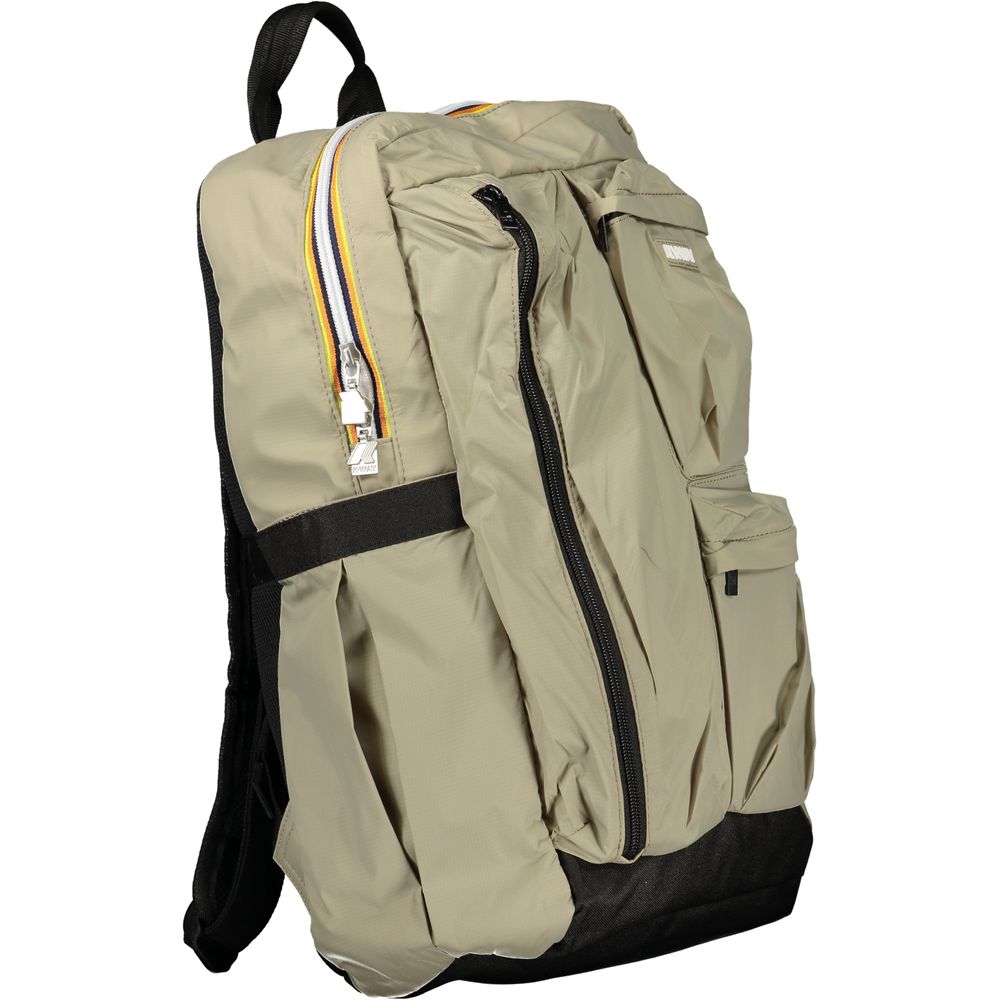 K-WAY Gray Polyamide Men Backpack