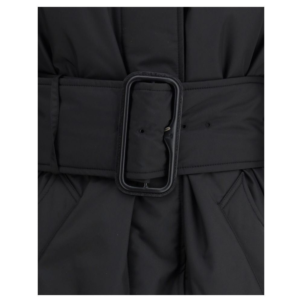 Burberry Black Polyester Coat