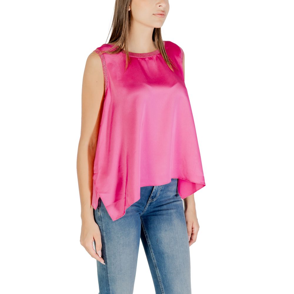 Hanny Deep Multicolor Polyester Tank Tops