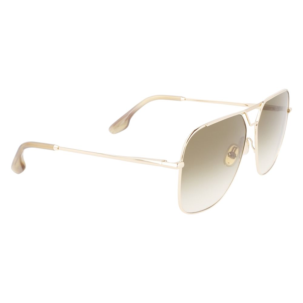 Victoria Beckham Gold Metal Sunglasses